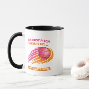 Softball Mum Mug – From First Pitch to Every Hit M