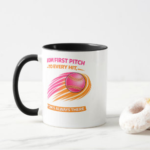 Softball Mum Mug – From First Pitch to Every Hit M