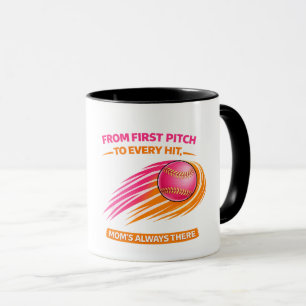 Softball Mum Mug – From First Pitch to Every Hit M