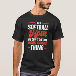 Softball Mum Softball Player Pitcher Catcher Sport T-Shirt