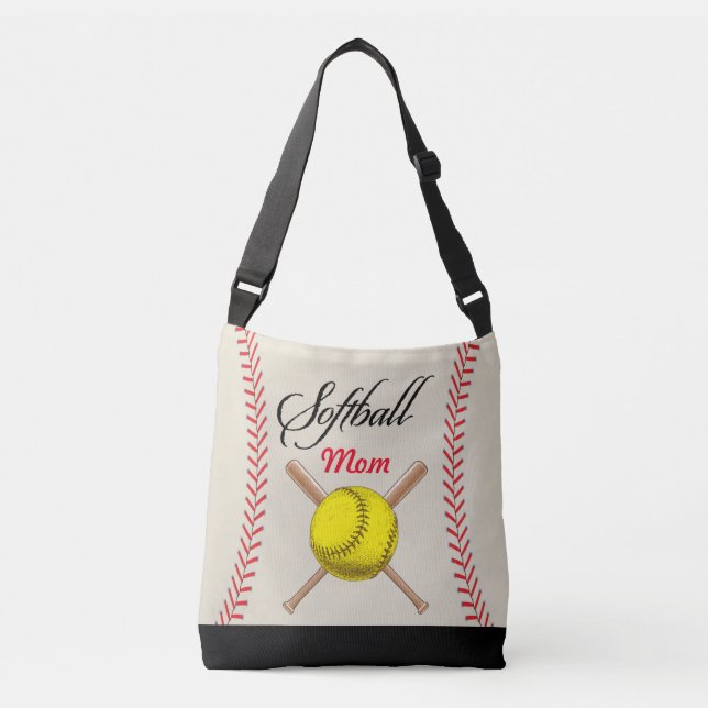 Softball Mum Tote Bag (Front)