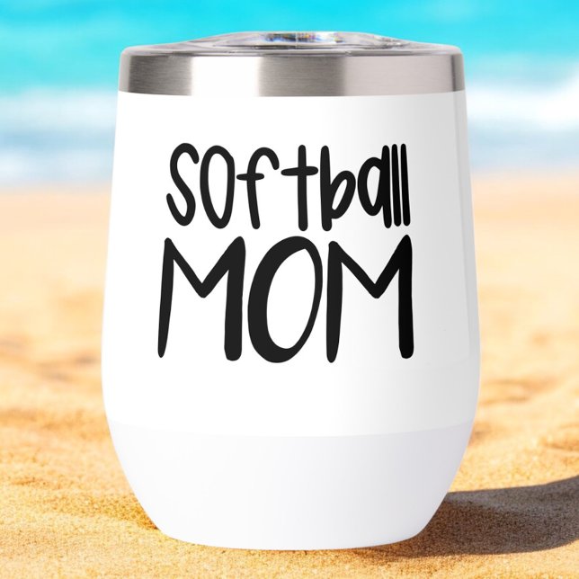Softball Mum Wine Sideline Tailgate (Creator Uploaded)