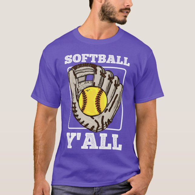 Softball music funny T-Shirt (Front)