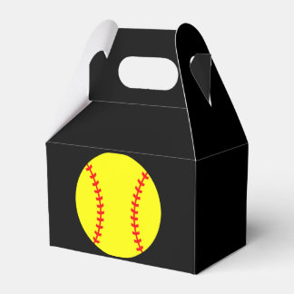 Softball Party Favour Box, Birthday Favour Box