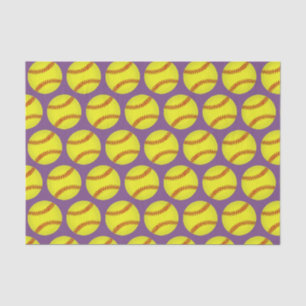 Softball Pattern Tissue Paper