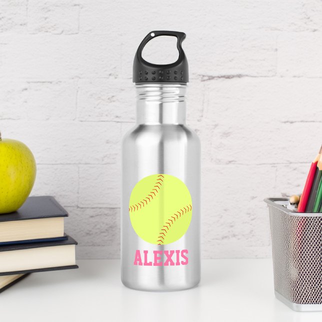 Softball Personalised Kids 532 Ml Water Bottle (Creator Uploaded)