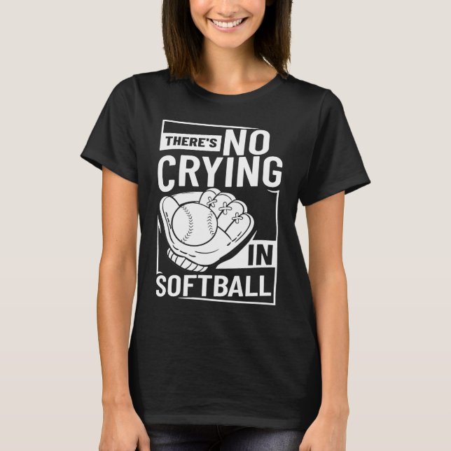 Softball Player Team Pitcher Catcher Coach T-Shirt (Front)
