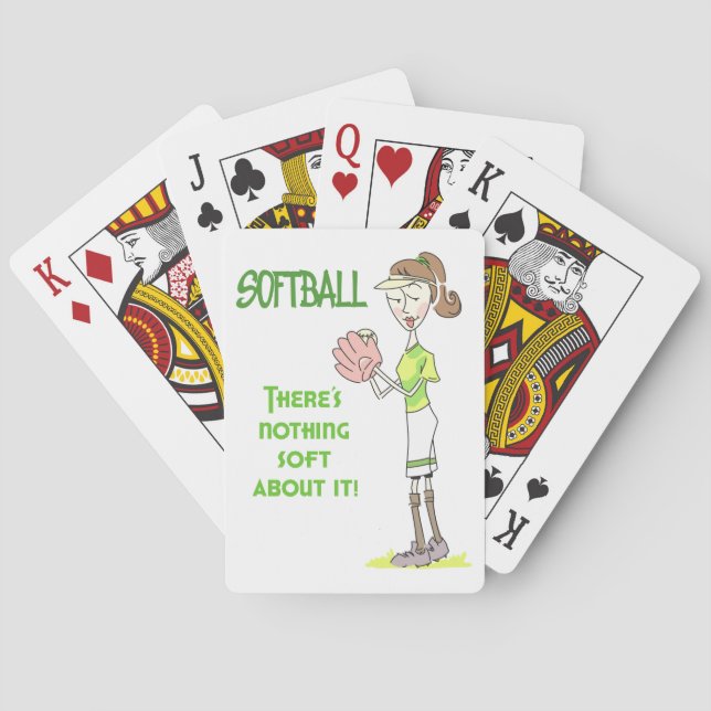 Softball Playing Cards (Back)