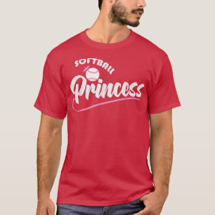 Softball Princess Baseball T-Shirt