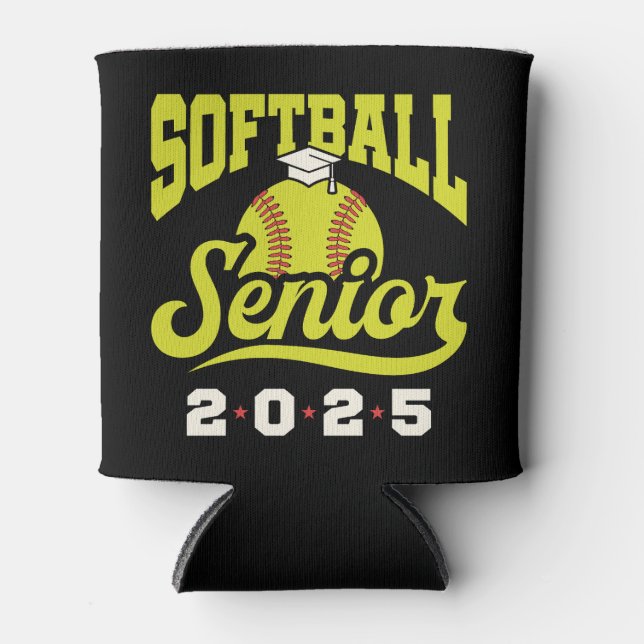 Softball Senior Class of 2025 Can Cooler (Front)
