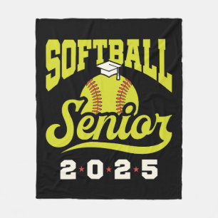 Softball Senior Class of 2025 Fleece Blanket