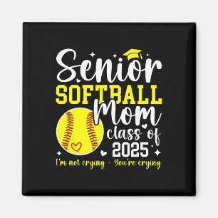 Softball Senior Mom Cl Of 2025 Softball Senior Mam Magnet