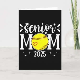 Softball Senior Mom Of A Senior Softball Player Mo Card