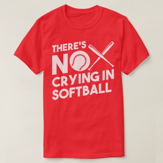 Softball SoftballRacket T-Shirt (Design Front)