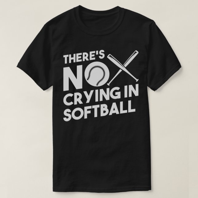 Softball SoftballRacket T-Shirt (Design Front)