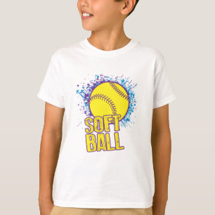 Softball Splatter T-Shirt
