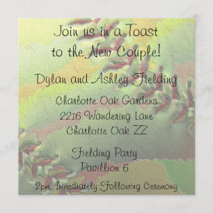 Softball Sports Wedding Theme Reception Card