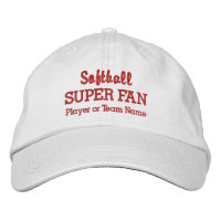 Softball Super Fan Custom Sport Team Player Name