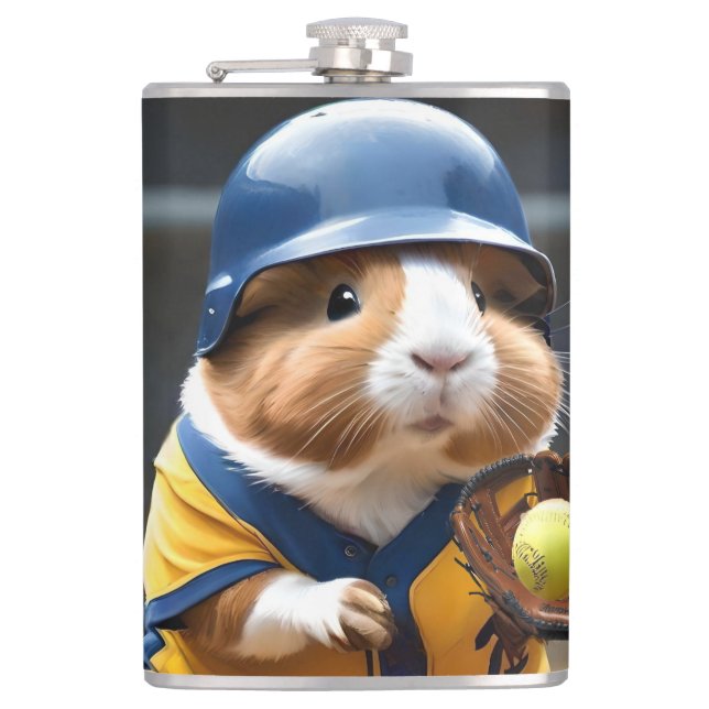 Softball Superstar: The Guinea Pig's Big Game, Hip Flask (Front)