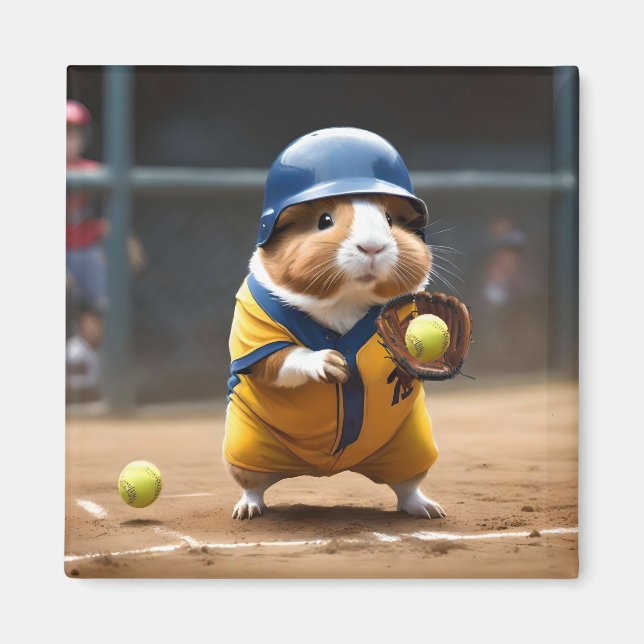 Softball Superstar: The Guinea Pig's Big Game, Magnet (Front)