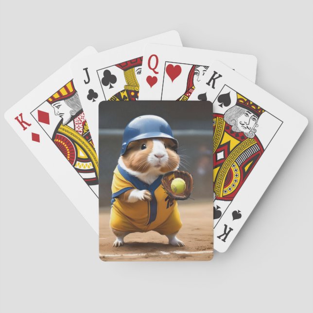 Softball Superstar: The Guinea Pig's Big Game, Playing Cards (Back)