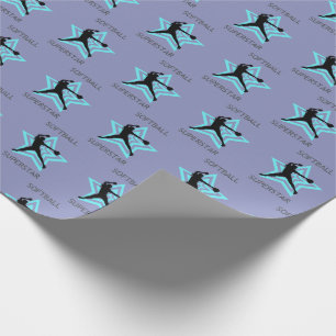 Softball Superstar    Wrapping Paper