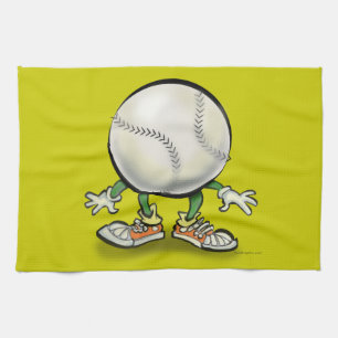 Softball Tea Towel