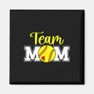 Softball Team Mom Appreciation Softball Team Mama Magnet