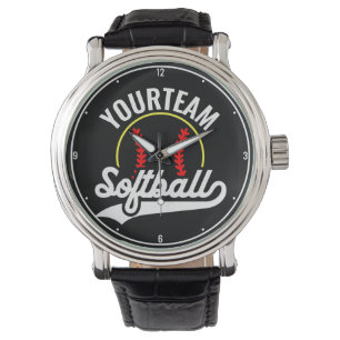 Softball Team Player ADD NAME Personalised League Watch