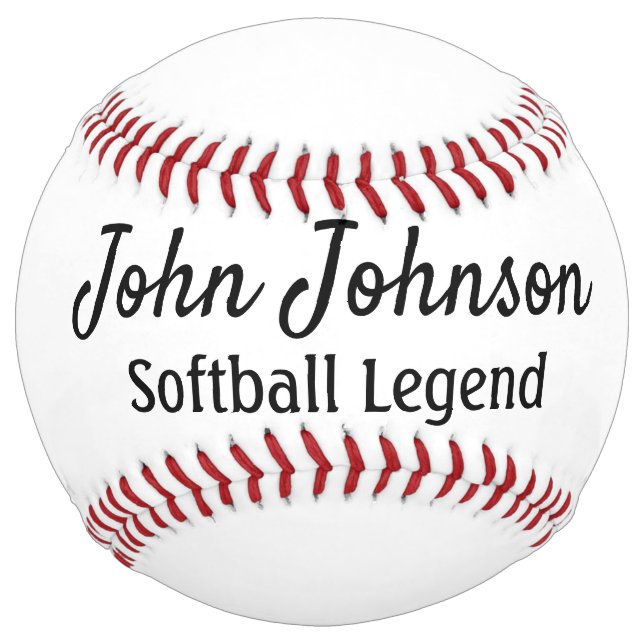 Softball Template, insert your own text (Front)