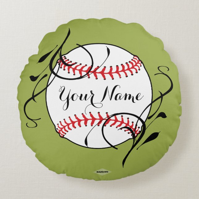 SoftBall Throw Pillow - HAMbyWG - Any colour (Front)