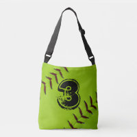 Softball tote bag