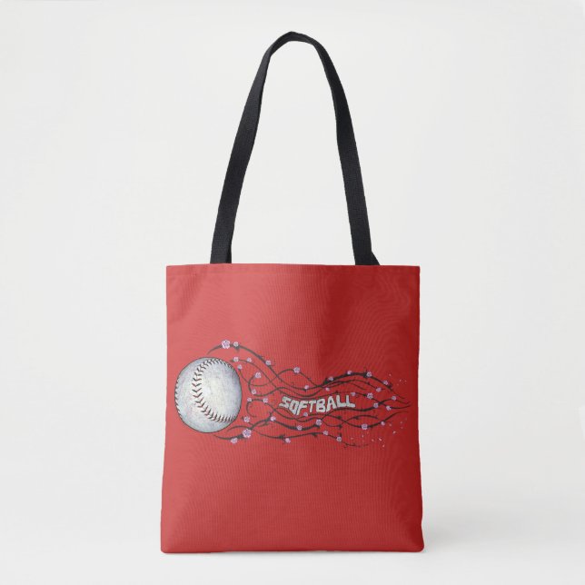 Softball Tote Bag (Front)