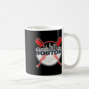 Softball Vintage Boston Baseball For Men And Women Coffee Mug
