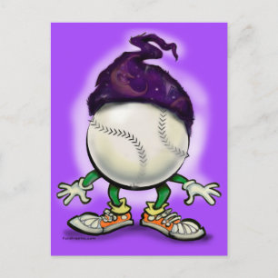 Softball Wizard Postcard