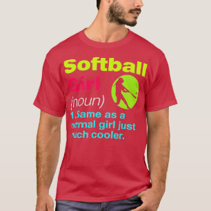 Softball Woman Pitcher Mother Definition Funny T-Shirt