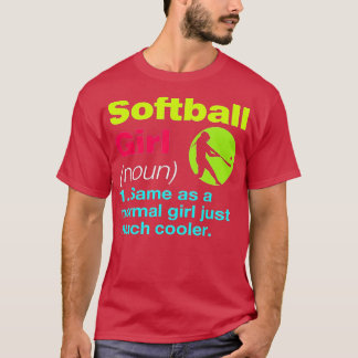 Softball Woman Pitcher Mother Definition Funny  T-Shirt