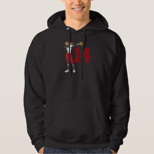 Softballer Girls Dabbing Softball Player Birthday  Hoodie