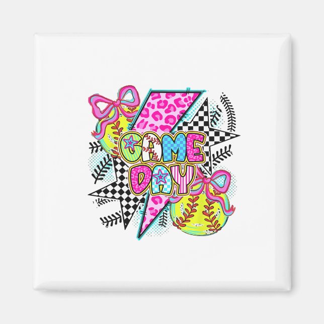 Softbyll Mum Funny Bysebyll Mum Mother's Day  Magnet (Front)