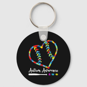 Softbyll Sell Heart Autism Awareness Month Men Wom Key Ring