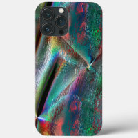 Softened psychedelic woody texture, digital rugged