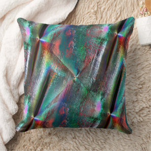 Softened psychedelic woody texture, digital rugged cushion