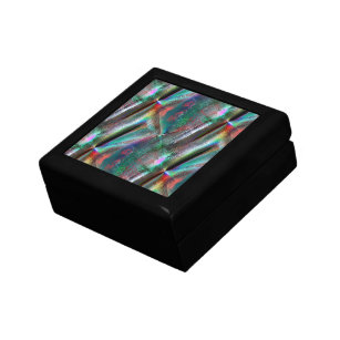 Softened psychedelic woody texture, digital rugged gift box