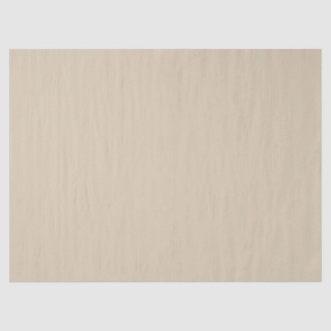 Softer Tan Solid Colour Tissue Paper (Front)