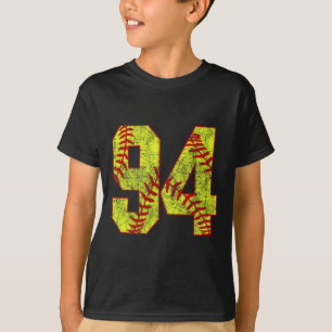 Softll #94 Fastpitch Softll Mom Number 94 Player T-Shirt