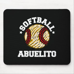 Softll Abuelito Distressed Vintage Funny Grandpa G Mouse Mat