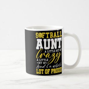Softll Aunt Proud Aunt Of A Softll Player Aunt _2 Coffee Mug