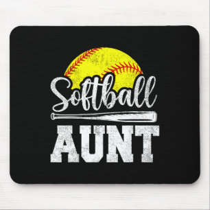 Softll Aunt Softll Player Game Day Mother's Day Gi Mouse Mat