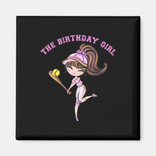 Softll Birthday Girl Party 6 7 8 9 10 11 12 13 14 Magnet