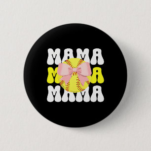 Softll Bow Softll Mom Mothers Day Mama Mother's Da 6 Cm Round Badge